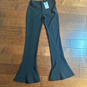 Mango flared black pants for women. Size S, very flattering